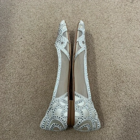 badgley mischka BHLDN gigi pointed toe flats - Picture 4 of 8